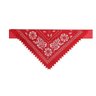 Coleira Com Lenço - Bandana - Cães E Gatos - Tam PP P M G GG - Vermelho - PP - 2