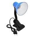 Ver imagem 1 de Luminária de Mesa com Garra Articulada Presilha Bivolt E27 Ideal para Leitura Azul Cor:azul