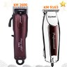 Combo Maquina Cortar Cabelo Kemei 2600 + Acabamento Km 9163 - 1