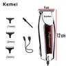 Combo Maquina Cortar Cabelo Kemei 2600 + Acabamento Km 9163 - 2