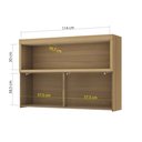 Ver imagem 3 de Armário de Cozinha Modulado Marquesa c/ 1 Porta 120cm Branca - Nesher