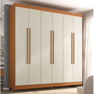 Guarda-roupa Apolo Casal 6 Portas 2 Gavetas Prateleiras