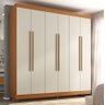 Guarda-roupa Apolo Casal 6 Portas 2 Gavetas Prateleiras - 1