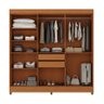 Guarda-roupa Apolo Casal 6 Portas 2 Gavetas Prateleiras - 7
