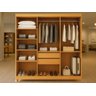 Guarda-roupa Apolo Casal 6 Portas 2 Gavetas Prateleiras - 8