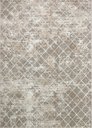 Ver imagem 1 de Tapete Dolce Pêlo Baixo Antialérgico Antiderrapante - Marfim/marrom - 140x200cm