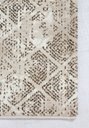 Ver imagem 5 de Tapete Dolce Pêlo Baixo Antialérgico Antiderrapante - Marfim/marrom - 140x200cm