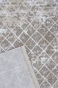 Ver imagem 3 de Tapete Dolce Pêlo Baixo Antialérgico Antiderrapante - Marfim/marrom - 140x200cm