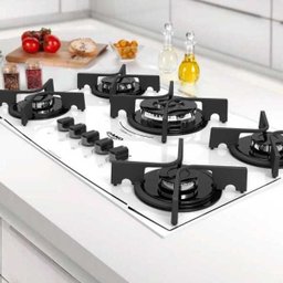 Cooktop 5 Bocas à Gás Dako Dc5Vtz-Ps0 com Acendimento Super Automático e Mega Chama Branco - 1