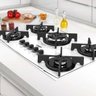 Cooktop 5 Bocas à Gás Dako Dc5Vtz-Ps0 com Acendimento Super Automático e Mega Chama Branco - 1