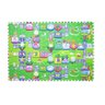 Tapete de Espuma Infantil Estampado com 4 Peças 60 x 60cm - Verde Fluorescente - 1