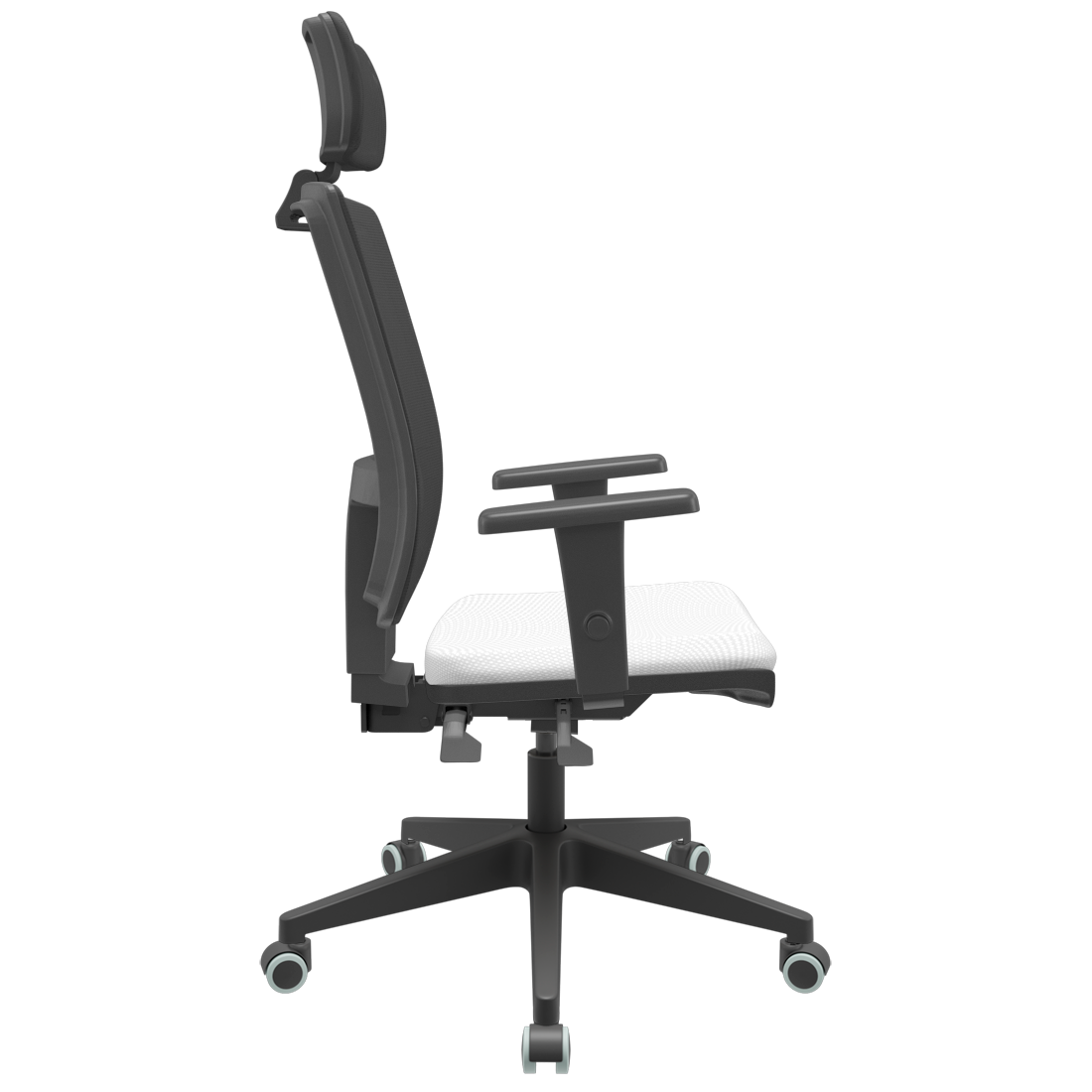 Cadeira Brizza Presidente Back System c/ Apoio Gupe Decor Cadeira Presidente telada c/ apoio Azul - 11