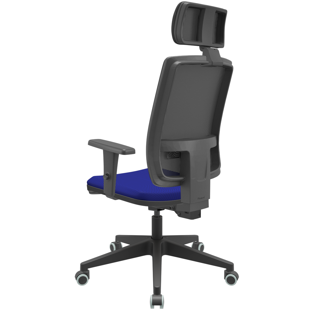 Cadeira Brizza Presidente Back System c/ Apoio Gupe Decor Cadeira Presidente telada c/ apoio Azul - 9
