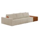 Ver imagem 1 de Sofá Ilha 3 Lugares Living 372cm Modulado para Sala Lary Bouclê K01 - D'Rossi