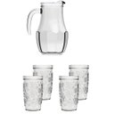 Ver imagem 1 de Conjunto Sm Nature com 5 Peças Jarra 1,5 Litro com 4 Copos 270ml