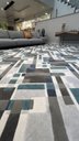 Ver imagem 5 de Tapete Abstrato Retangular Bursak Azul Fendi Marrom Offwhite 1.50x2.00