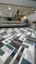 Ver imagem 6 de Tapete Abstrato Retangular Bursak Azul Fendi Marrom Offwhite 1.50x2.00