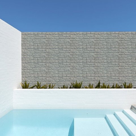 Revestimento de Parede Pedra Leve Decorativa Tijolinho 120cm X 60cm X 2,5cm Formaco Decor