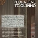 Ver imagem 4 de Revestimento de Parede Pedra Leve Decorativa Tijolinho 120cm x 60cm x 2,5cm Formaco Decor Colorido/Espada de Metal