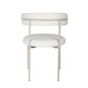 Ver imagem 7 de Cadeira para Cozinha de Aço Estofada Serena Bege/Off White/Areia