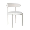 Ver imagem 2 de Cadeira para Cozinha de Aço Estofada Serena Bege/Off White/Areia