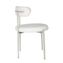 Ver imagem 6 de Cadeira para Cozinha de Aço Estofada Serena Bege/Off White/Areia