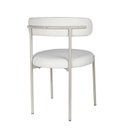 Ver imagem 5 de Cadeira para Cozinha de Aço Estofada Serena Bege/Off White/Areia