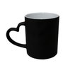 Caneca de Porcelana 350ml Luminus Heart Preto - Lyor - 3