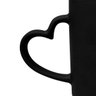 Caneca de Porcelana 350ml Luminus Heart Preto - Lyor - 2