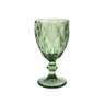 Taça de Água Vidro Diamond Verde - 1