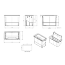 Ver imagem 4 de Tomada para Mesa e Painel 6 Modulo 20A e 4 Conector CAT5e Preto