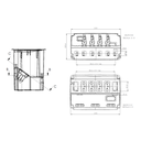 Ver imagem 5 de Tomada para Mesa e Painel 6 Modulo 20A e 4 Conector CAT5e Preto