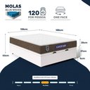 Ver imagem 4 de Cama Box Baú + Colchão Gazin de Molas Ensacadas One Face Air Light Casal 138 cm