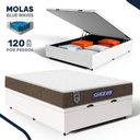Ver imagem 3 de Cama Box Baú + Colchão Gazin de Molas Ensacadas One Face Air Light Casal 138 cm