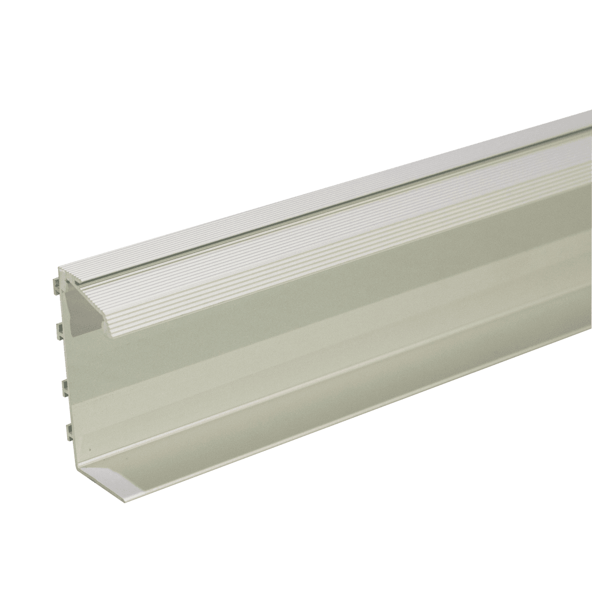 Rodapé Invertido Inclinado Arkas em Aluminio com Aba para LED 50mm x ...