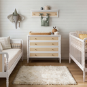 Ver imagem 3 de Cômoda Infantil 4 Gavetas Branca com Tela Rattan