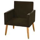 Ver imagem 2 de Poltrona Decorativa Nina Marrom Café para Penteadeira
