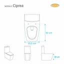 Ver imagem 3 de Assento Sanitário Ciprea Branco para Vaso Jacuzzi