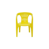 Kit 6 Cadeiras Poltrona Amarela Bar Eventos Festas Tramontina - 5