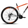 Bike Aro 29 Ksw Xlt100/200 24v com Shimano e Freios Mecânico Cor:branco Degradê Laranja;tamanho:17 - 3