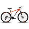 Bike Aro 29 Ksw Xlt100/200 24v com Shimano e Freios Mecânico Cor:branco Degradê Laranja;tamanho:17 - 1