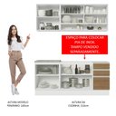 Ver imagem 6 de Armário de Cozinha Compacta 180cm Branco Rustic Glamy Madesa 06