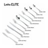 Garfo Faca Kit 24 Talheres Elite Inox Bar Restaurante Hotel - INOX - 4