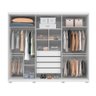 Guarda Roupa Castro II com 6 Portas e 4 Gavetas Demóbile - 2