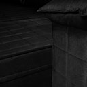 Ver imagem 6 de Sofá Retrátil Reclinável 4 Lugares com Molas 2,30m Quantum Suede Velut Preto - King House