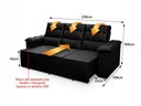 Ver imagem 3 de Sofá Retrátil Reclinável 4 Lugares com Molas 2,30m Quantum Suede Velut Preto - King House