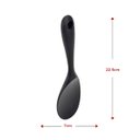 Ver imagem 2 de Colher Para Arroz Silicone de Servir p/ Altas Temperaturas:PRETO
