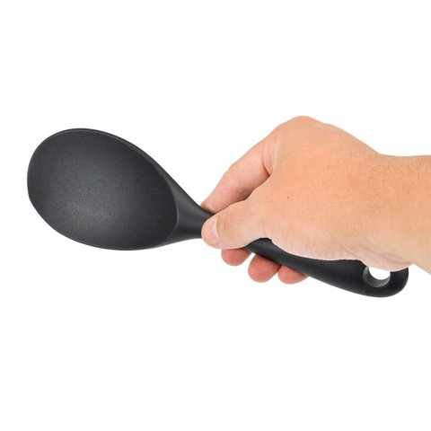 Colher Para Arroz Silicone de Servir p/ Altas Temperaturas:PRETO