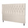 Cabeceira Ram 1500 Bege Estofada para Cama Box Casal Queen Size 164cm Quarto Luxo J - 1
