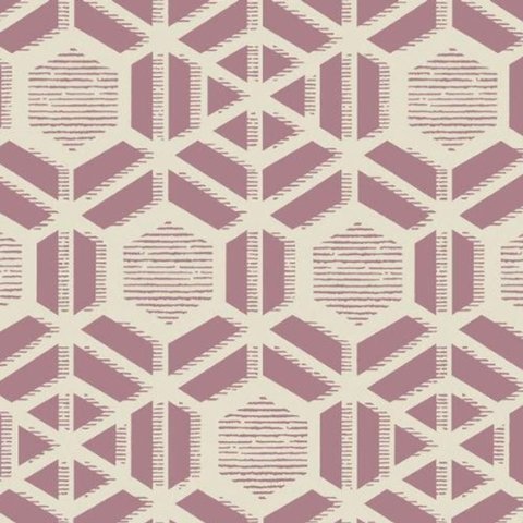 Papel de Parede Capri Geométrico Rosa 190512603